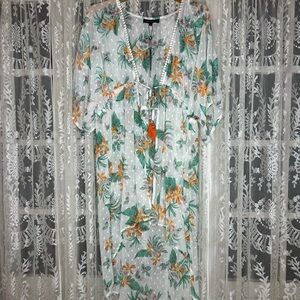 Floral Print Women's Cover-Up